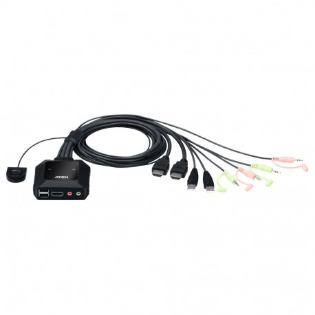 "ATEN CS22H 2-Port USB 4K HDMI KVM Switch"