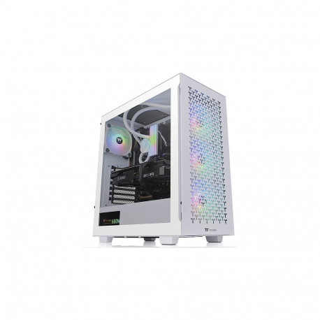 "Midi Thermaltake TOWER ATX V350 TG ARGB AIR SNOW White"