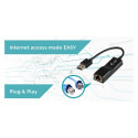D I-TEC USB 2.0 võrguadapter