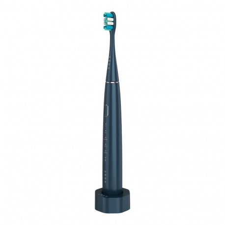 Wireless Tooth Brush, Navy Blue, 3 Brush Heads, 1400mAh, Function: Soft, Clean, Massage, White, Swee