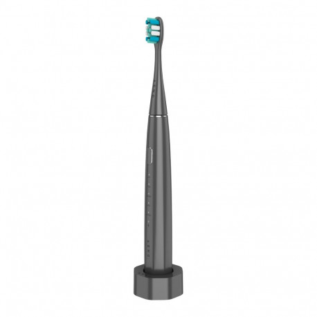 Wireless Tooth Brush, Grey, 3 Brush Heads, 1400mAh, Function: Soft, Clean, Massage, White, Sweep