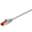 CAT6 Patch Cable 1.0m, S/FTP (PiMF), grey