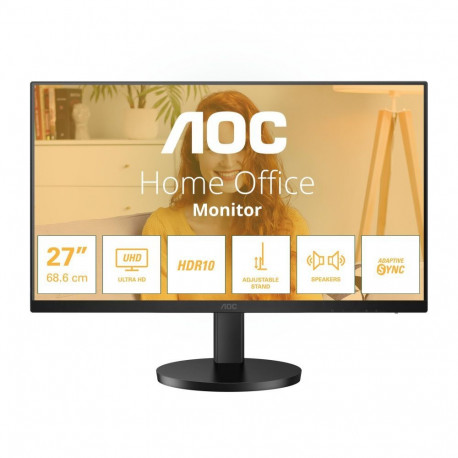 AOC LCD Monitor||27 "|3840 x 2160 pixels|4K Ultra HD|Native aspect ratio 16:9|LED|Flat|U27B3AF