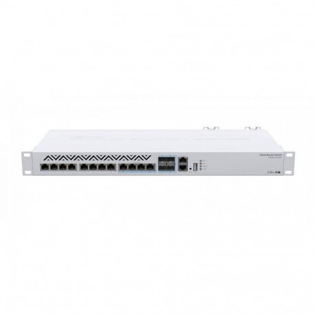 Mikrotik Cloud Router Switch 312-4C+8XG-RM with RouterOS L5, 1U rackmount Enclosure