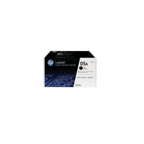 HP 05A 2-pack Black Original LaserJet Toner Cartridges