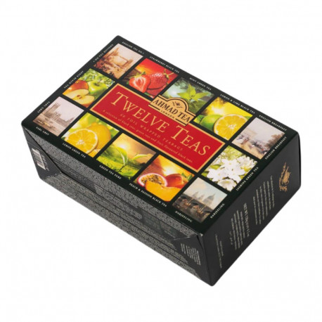Tea AHMAD Tea Selection 12 flavors in an envelope, gift set