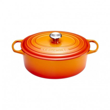 Le Creuset Cuguna katls ovals 31cm / 6 3L oranzs  0024147263173