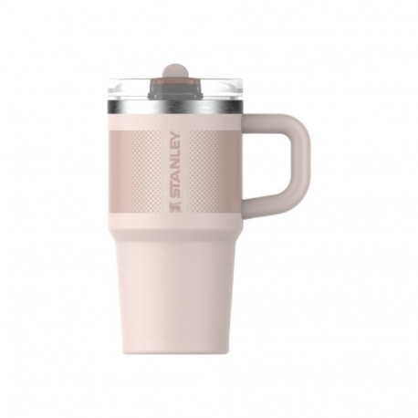 The Quencher kõrrega termoskruus ProTour Flip Straw Tumbler 0.59L 1200185005657, hele roosa