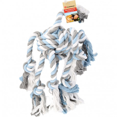 Flamingo rope toy "Octopus" for dogs 70x17cm