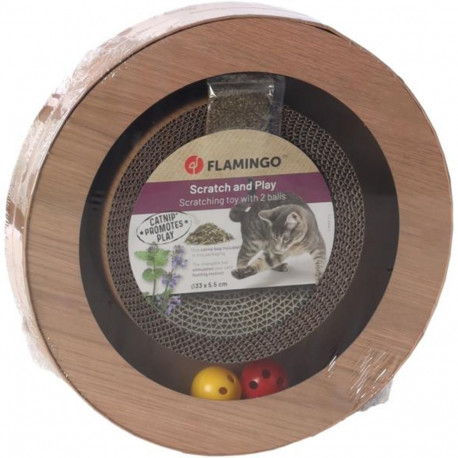 Flamingo kassilelu kraapimislauaga 33x5,5cm