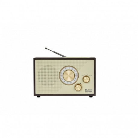 Raadio OR SŁOWIK USB/BT tumepruun