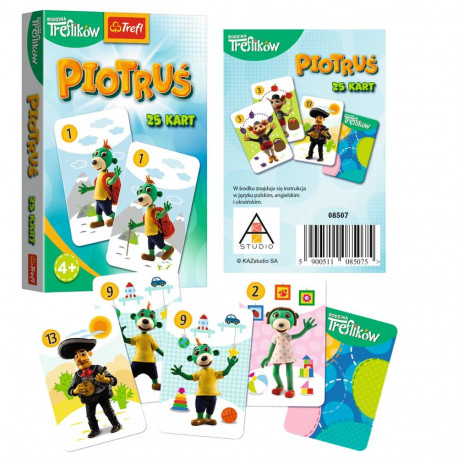 Karty do gry Piotruś Pan - Rodzina Treflików - Trefl 08507