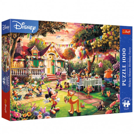 Puzzle - 1000 - Premium Plus - Disney - Przyjęcie urodzinowe Myszki Miki - Trefl 10915