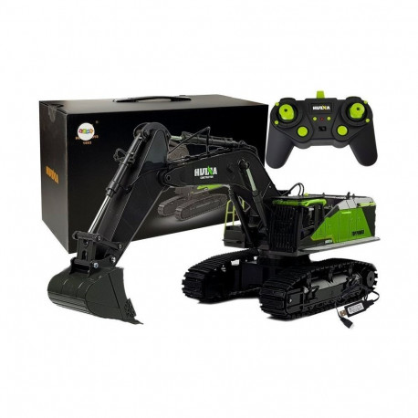 HuiNa ekskavaator 1593 kaugjuhitav 1:14 R/C, roheline