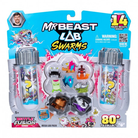 MRBEAST LAB Swarms figuurid tuubis  14 tk, 2,5 cm