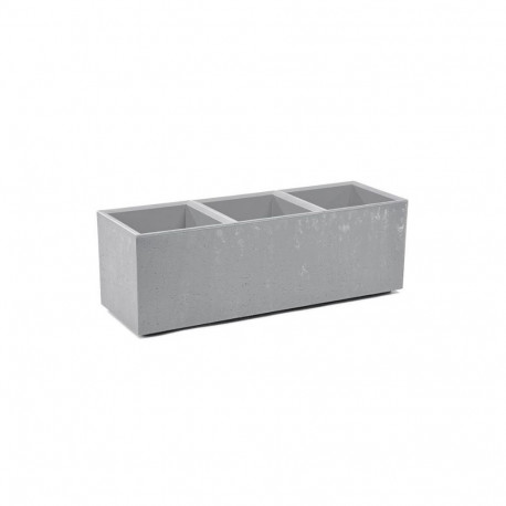 Karo plastist lillepott 90x30x30cm hall