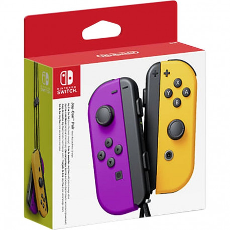 Nintendo Joy-Con 2-pack neoonlilla / neoonoranž
