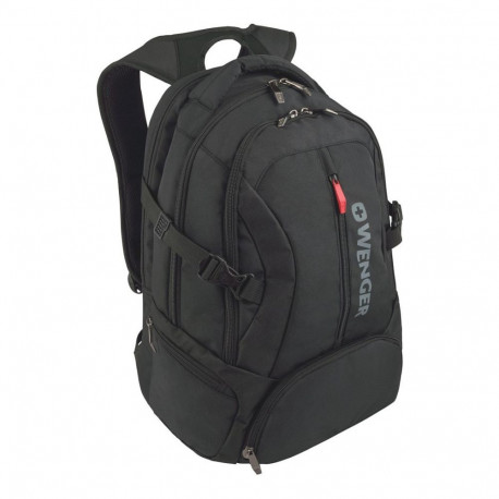 "WENGER Transit Notebook Rucksack fuer 35,8 bis 39,6cm 14,1 bis 15,6Zoll Tablet, Laptop schwarz"
