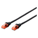"DIGITUS CAT 6 U/UTP Patchkabel - LSZH, 0,25m, schwarz"
