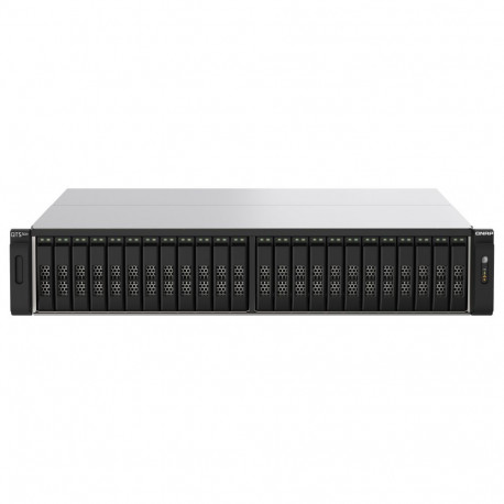 "QNAP TS-h2490FU-7232P-64G 24-Bay all-flash NAS AMD EPYC 7232P NVMe Gen3x4 64GB RAM 2x2.5GbE LAN 2x2