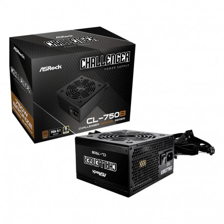 "750W ASRock Challenger Series CL-750B 750W ATX 80+ Bronze black retail"