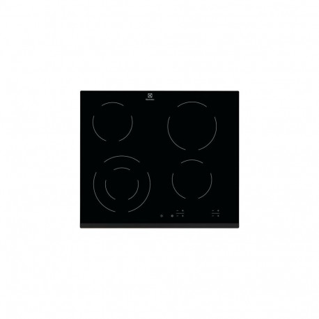 Electrolux HOC620F Black Built-in Ceramic hob 4 zone(s)