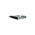 Inter-Tech 2U-2404L Rack Black, Silver