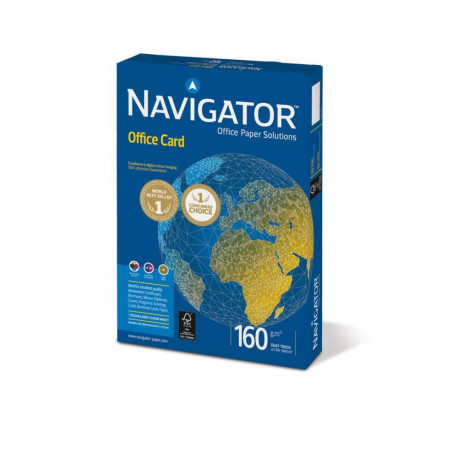 Koopiapaber Navigator Office Card A4 160g/m2, 250 lehte 3Re