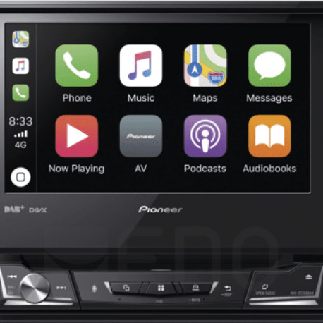 Pioneer autoraadio AVH-Z7200DABAN CD/DVD/USB/BT/iPod 7'' ekraan + antenn