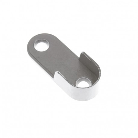 Traversihoidik ovaalne 30x15mm kruvitav, kroom