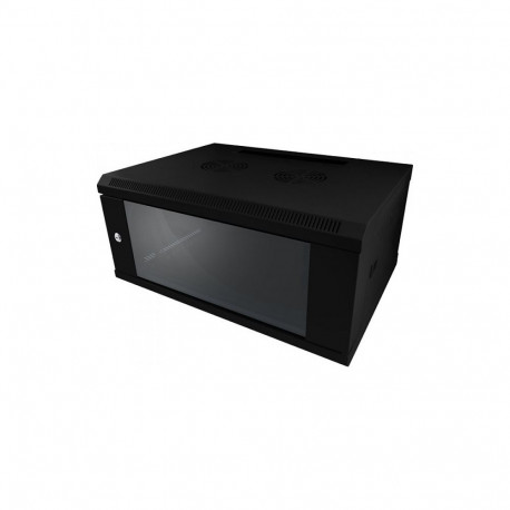 "ALLNET Netzwerkschrank 19"" 15HE 1-teilig T600mm Schwarz SMC-Serie"