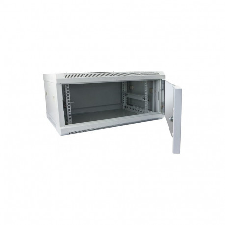 "ALLNET Netzwerkschrank 19"" 18HE 1-teilig T450mm Lichtgrau SMC-Serie"