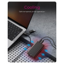 "ICY BOX IB-CR601M-C31 M.2 SSD Gehäuse mit Cardreader"