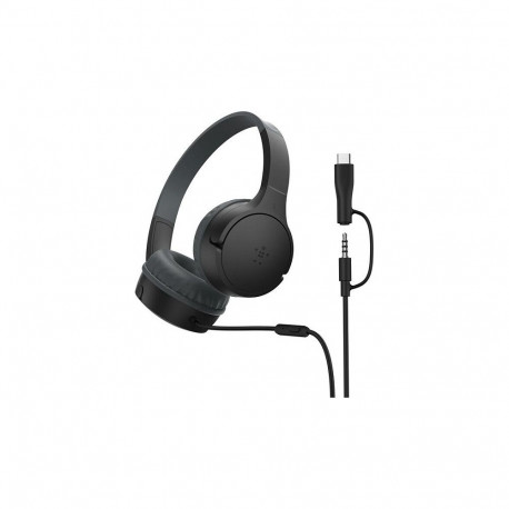 Belkin SoundForm kõrvapealsed kõrvaklapid AUD010hqBK juhtmega lastele, must