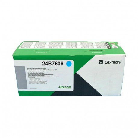 "LEXMARK 24B7606 XC Toner cyan"