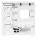 "Arctic Xtender (White) transparent window with GPU vertical mount"