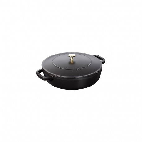 "Staub Brter Chistera 28 cm schwarz, Gusseisen"