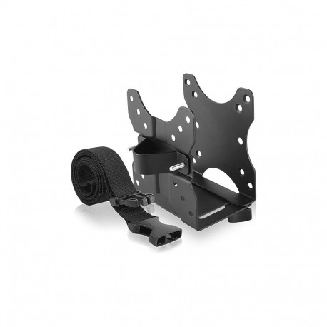 "Icy Box miniPC Halterung IB-MSA102-VM, fr Monitorstnder (schwarz, mit VESA 75x75 und 100x100)"