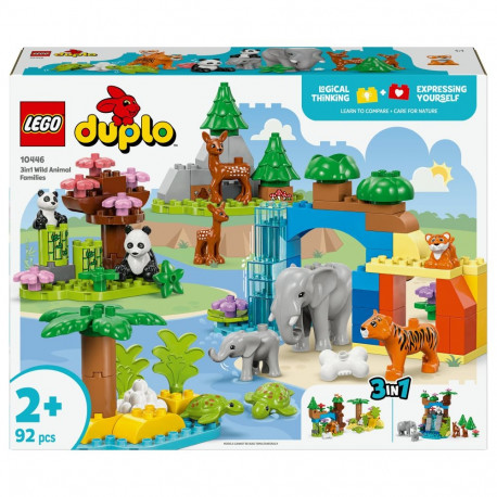 LEGO mängukomplekt DUPLO Town 10446 metsloomade pered 3-in-1