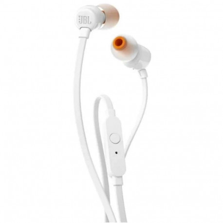 JBL JBL T110 Wired In-Ear Headphones Mini Jack 3.5mm - White
