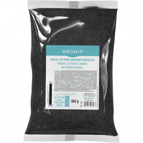 Aktiivsüsi BROWIN 405117 0.86 kg, terasuurus 0,6 - 2,36 mm, adsorptsioonivõime > 60%