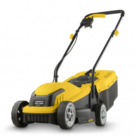 Electric lawn mower for small lawns 1300W 32cm 30L 25–65mm compact POWEG62205 PowerPlus