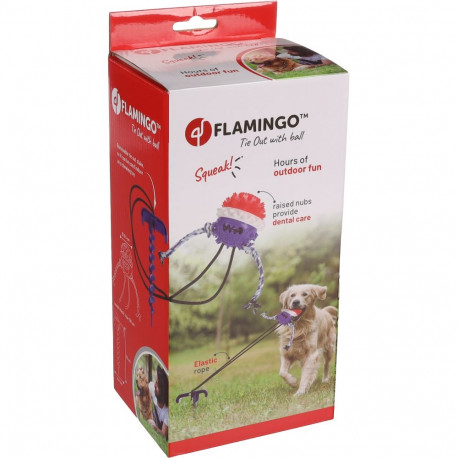 Flamingo Gazo maasse kinnitatav mänguasi koerale 25x11,8cm
