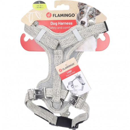 Flamingo Lago mustvalged traksid koerale L 50-80cm