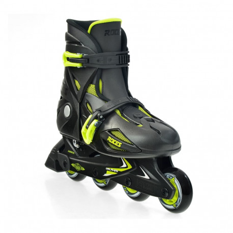 Łyżworolki Roces Orlando III czarno-limonkowe 400687 09   25-29