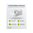 Goobay Motion Detector, Tiltable, white