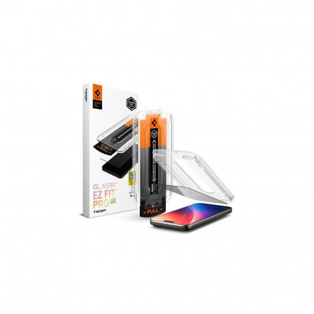Spigen Glas.tR EZ Fit Pro HD Privacy Glass for iPhone 17/17 Pro/16 Pro Screen Protector Black