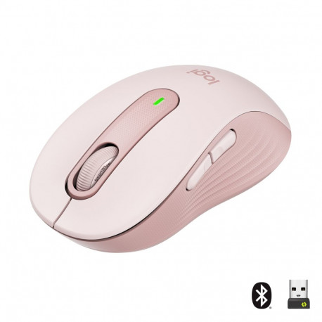 Hiir Logitech Signature M650 Wireless Mouse -  / roosa, 5-nupuga, Bluetooth, 2.4 GHz - Logitech Logi