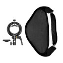 Godox S2 type Bracket Bowens + Softbox 80x80cm + Grid
