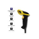 Qoltec 50867 Laser reader 1D | 2D | USB | Black